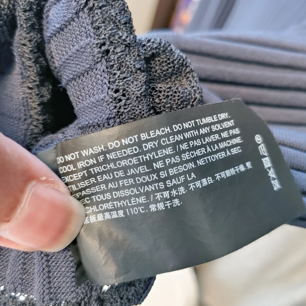 Theory Blue Ribbed Cardigan - Picture 10 of 10